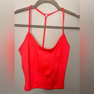 VICTORIAS SECRET neon pink sports tanktop